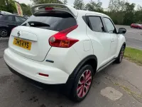 Used Nissan Juke Acenta Premium 110 HP (80 kW) 2013 White SUV