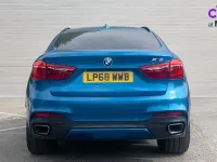 Used BMW X6 M Sport 258 HP (189 kW) 2018 Blue SUV