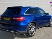 Used Mercedes GLC220 AMG line 170 HP (125 kW) 2017 Blue SUV