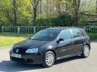 Used VW Golf V Match 105 HP (77 kW) 2007 Black Hatchback