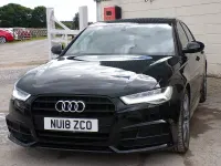 Used Audi A6 Black Edition 190 HP (139 kW) 2018 Black Sedan