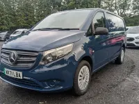 Used Mercedes e-Vito Progressive 85 kW (116 HP) 2021 Blue Van