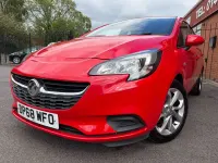 Used Vauxhall Corsa Sport 75 HP (55 kW) 2018 Red Hatchback