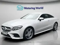 Used Mercedes E220 AMG line 194 HP (142 kW) 2019 Silver Coupe
