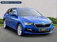 Used Skoda Scala SE L 147 HP (108 kW) 2022 Blue Hatchback