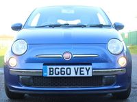 Used Fiat 500 Lounge 69 HP (50 kW) 2010 Blue Hatchback