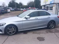 Begagnad Mercedes C220 AMG line 170 HK (125 kW) 2014 Silver Sedan