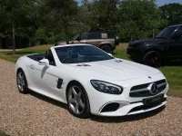Used Mercedes SL400 AMG Line Premium 367 HP (269 kW) 2018 White Cabriolet