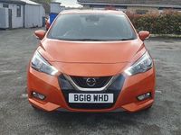 Usado Nissan Micra Acenta 90 HP (66 kW) 2018 Laranja Citadino