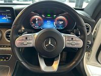 Used Mercedes C200 AMG line 2019 White Coupe