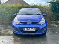Used Kia Rio 2014 Blue Hatchback