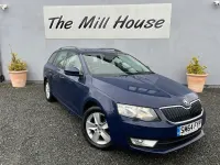 Used Skoda Octavia SE 105 HP (77 kW) 2014 Blue Estate