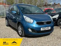 Used Kia Venga 125 HP (91 kW) 2012 Blue Hatchback