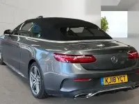 Used Mercedes E220 AMG Line Premium 194 HP (142 kW) 2018 Grey Cabriolet