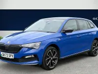 Used Skoda Scala Monte Carlo 110 HP (80 kW) 2023 Blue Hatchback