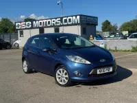 Used Ford Fiesta Zetec 2010 Blue Hatchback