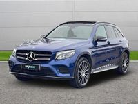 Used Mercedes GLC250 AMG line 201 HP (147 kW) 2017 Blue SUV