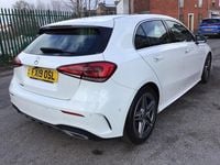 Used Mercedes A180 AMG Line Premium 136 HP (100 kW) 2019 White Hatchback