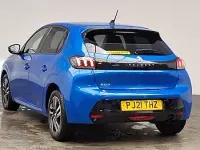 Used Peugeot 208 Allure 100 HP (73 kW) 2021 Blue Hatchback