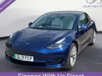 Używany Tesla Model 3 Standard Range Plus 366 kW (498 KM) 2021 Niebieski Sedan/Limuzyna