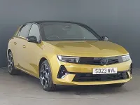 Used Vauxhall Astra Ultimate 2023 Yellow Hatchback