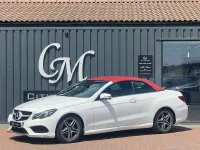 Used Mercedes E220 AMG Line Premium 177 HP (130 kW) 2015 White Cabriolet