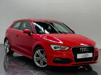 Used Audi A3 S-Line 2013 Red Hatchback