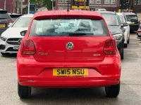 Used VW Polo SE 60 HP (44 kW) 2015 Red Hatchback