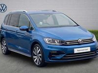 Used VW Touran R-line 150 HP (110 kW) 2020 Blue MPV