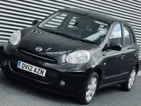 Second-hand Nissan Micra Acenta 98 CP (72 kW) 2012 Negru Hatchback