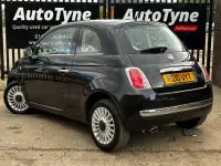 Used Fiat 500 Lounge 69 HP (50 kW) 2010 Black Hatchback