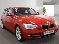 Used BMW 118 Sport Line 2015 Red Hatchback