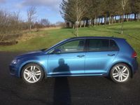 Used VW Golf VII GT 150 HP (110 kW) 2016 Blue Hatchback