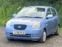 Used Kia Picanto 64 HP (47 kW) 2006 Blue Hatchback