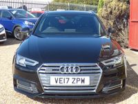 Used Audi A4 S-Line 190 HP (139 kW) 2017 Black Estate
