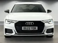 Used Audi A6 Black Edition 204 HP (150 kW) 2021 Glacier white metallic/glacier white metallic Estate