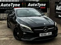 Used Mercedes CLA220 AMG line 2017 Black Coupe
