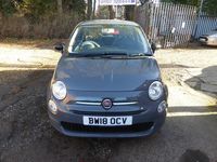 Used Fiat 500 Pop 69 HP (50 kW) 2018 Grey Hatchback