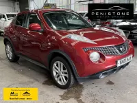 Used Nissan Juke Acenta 115 HP (84 kW) 2011 Red SUV