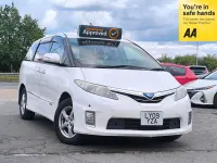 Used Toyota Estima Hybrid 2009 White MPV