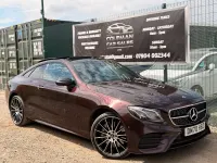 Used Mercedes E400 AMG Line Premium Plus 2020 Red Coupe