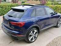 Begagnad Audi Q3 Advanced 200 HK (147 kW) 2021 Blå SUV