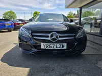 Used Mercedes C350e 2017 Black Estate