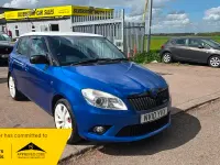Used Skoda Fabia vRS 180 HP (132 kW) 2010 Blue