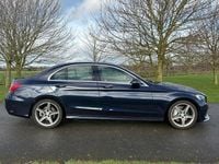 Used Mercedes C300 AMG line 2016 Blue Sedan