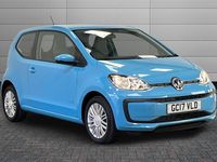 Used VW up! move up! 60 HP (44 kW) 2017 Blue Hatchback