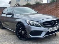 Used Mercedes C220 AMG line 170 HP (125 kW) 2017 Grey Sedan
