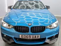 Used BMW 430 Cabriolet M Sport 252 HP (185 kW) 2019 Blue Cabriolet