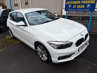 Used BMW 118 Sport Line 2017 White Hatchback