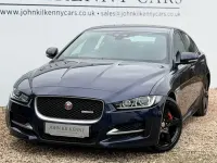 Used Jaguar XE R-Sport 180 HP (132 kW) 2017 Blue Sedan